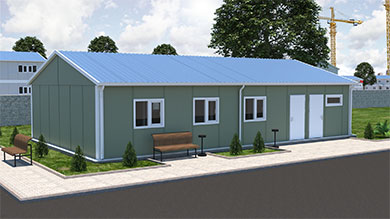 Prefabricated Dining Hall 103 m²