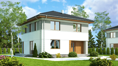 104 m² Two-Story Steel House