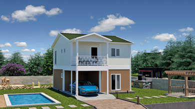 Prefabricated Villa 132 m²