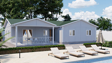 Tek Katlı Prefabrik Ev 145 m²