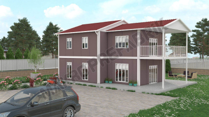 165 m² Two-Story Ready-Made House