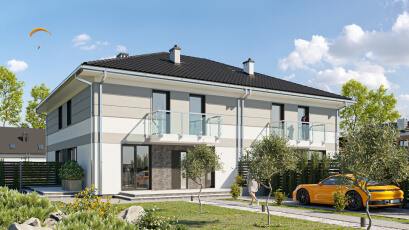 179 m² Two-Story Steel House