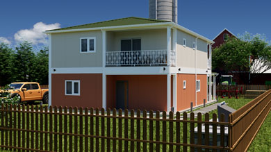 213 m² Two-Story Ready-Made House
