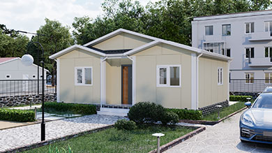 Tek Katlı Prefabrik Ev 54 m²