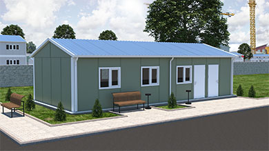 Prefabricated Dining Hall 60 m²