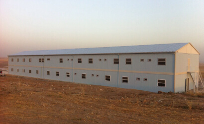 Üstün Dairy Products Prefabricated Dormitory Building