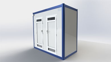 Wc Shower Cabin 130x250cm