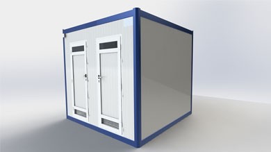 Wc Shower Cabin 250x250cm