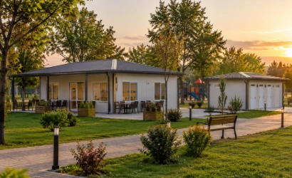 Belediye Parkları için Prefabrik Kafeterya ve WC Çözümleri