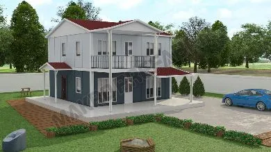 Two Storey Prefabricated Bungalow House Price 149 m²