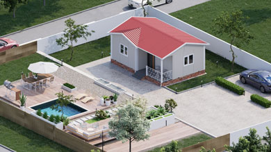 Prefabricated Vineyard House 40 m²