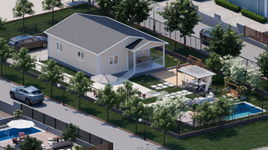 Prefabricated Vineyard House 72 m²