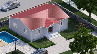 Prefabricated Bungalow Price 82 m²