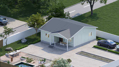 Prefabricated Bungalow Price 85 m²