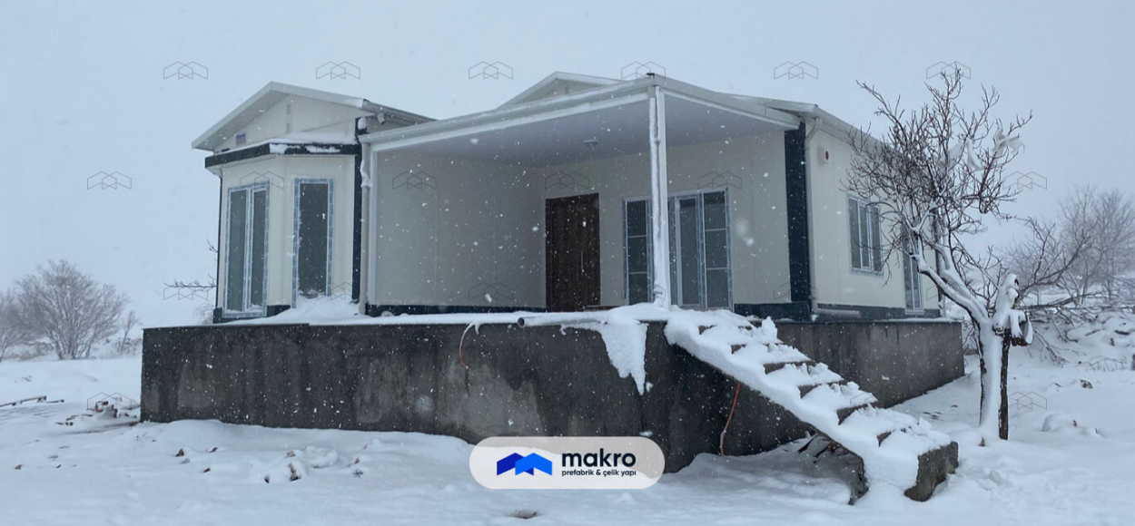 Kışın Prefabrik Evlerde Konforlu Yaşam