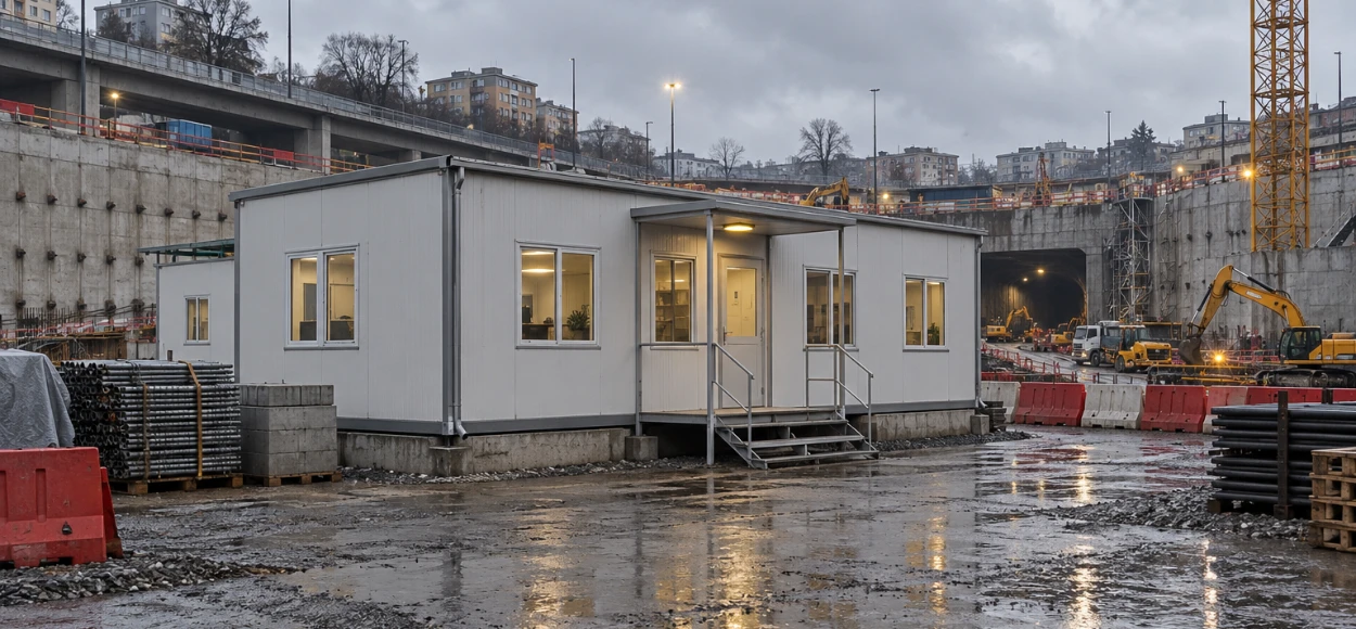 Metro İnşaatlarında Geçici Prefabrik Ofisler Nasıl Kullanılır?