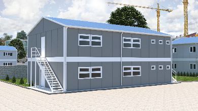 Prefabricated Dormitory 250 m²