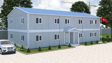 343 m² Two Storey Prefabricated Shop