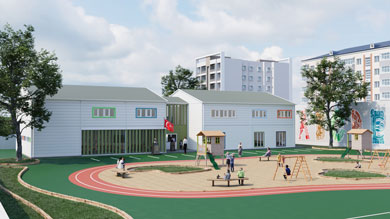 Prefabricated Nursery Building 822 m²