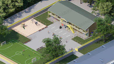 Prefabricated Kindergarten Building 864 m²