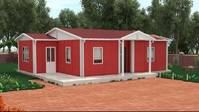 Tek Katlı Prefabrik Ev 72 m²