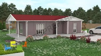 Prefabricated Bungalow Price 80 m²