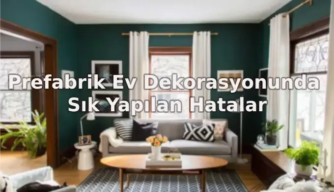 Prefabrik Ev Dekorasyonunda Sık Yapılan Hatalar