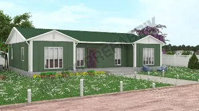 Prefabrik Ev Bungalov Fiyatı 131 m²