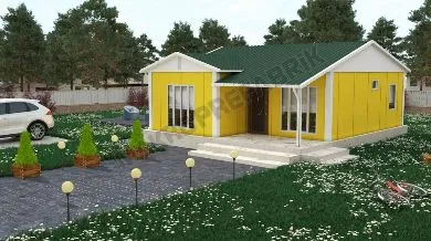 Prefabricated Bungalow Price 68 m²