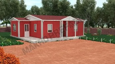 Prefabricated Bungalow Price 72 m²