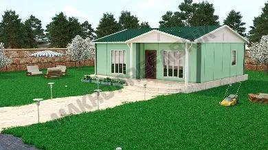 Prefabricated Bungalow Price 74 m²