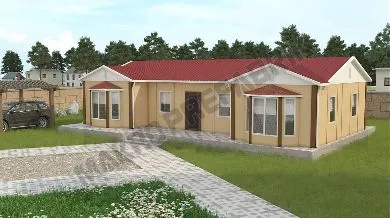 Prefabricated Bungalow Price 98 m²