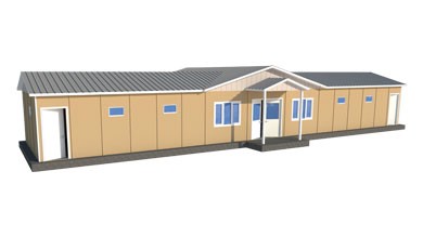 Prefabricated Cafeteria 148 m²