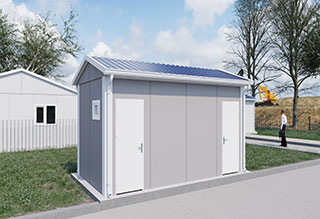 Prefabricated WC Shower 13 m²