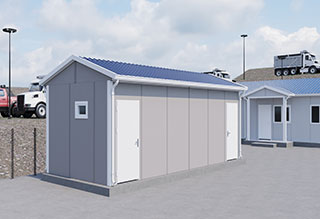 Prefabricated WC Shower 25 m²