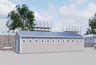 Prefabrik WC Duş 98 m²