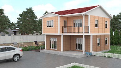 Prefabricated Villa 122 m²