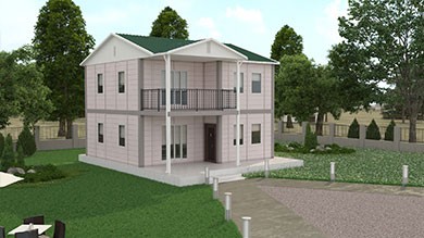 Prefabricated Villa 128 m²