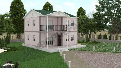 Two Storey Prefabricated House Price 128 m²