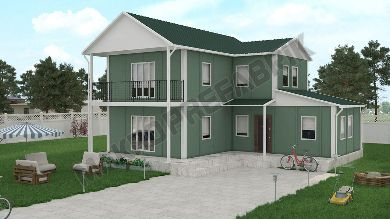 Two Storey Prefabricated House Price 145 m²
