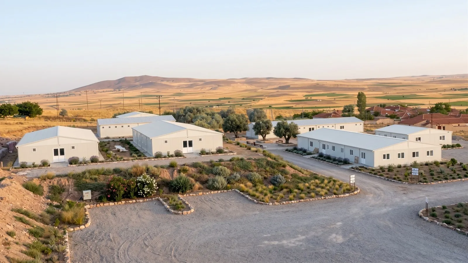 Proyecto de complejo prefabricado de Muratcan Construcción