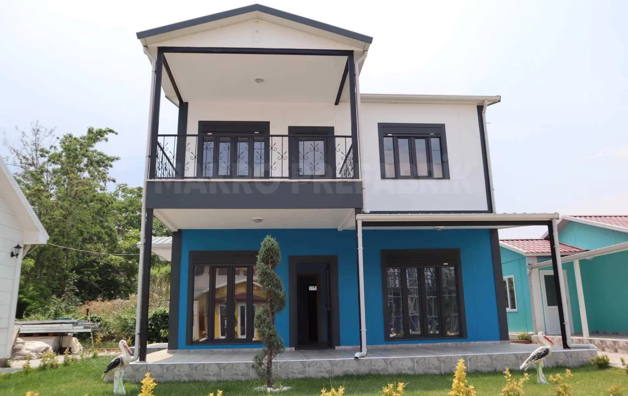 İki Katlı Prefabrik Ev İçin Maliyet ve Planlama İzni