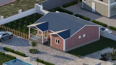 Prefabricated Bungalow Price 100 m²