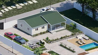 Prefabricated Vineyard House 104 m²