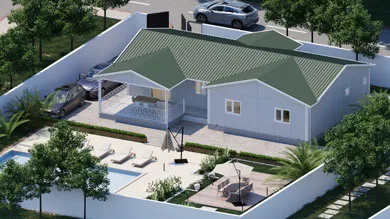 Villa prefabricada de 145 m²