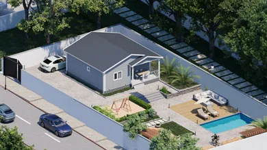 Prefabrik Bağ Evi 61 m²