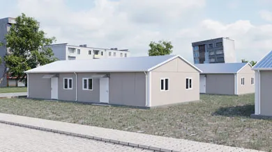 Prefabrik Acil Afet Binası 119 m²