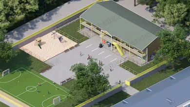 Prefabricated Nursery Building 864 m²
