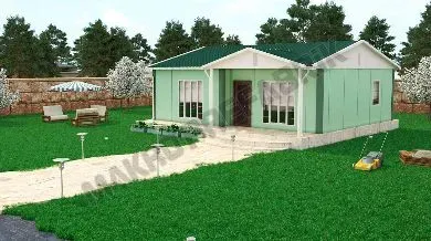 Prefabrik Bungalov Fiyatı 74 m²