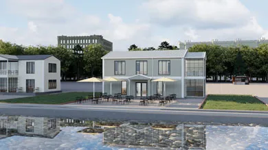 Prefabricated Cafeteria 191 m²